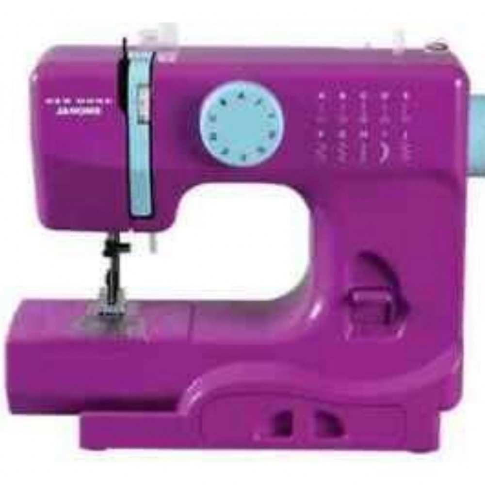 Janome New Home Purple Thunder Model 525B Mini Sewing Machine Works! W/ Extras